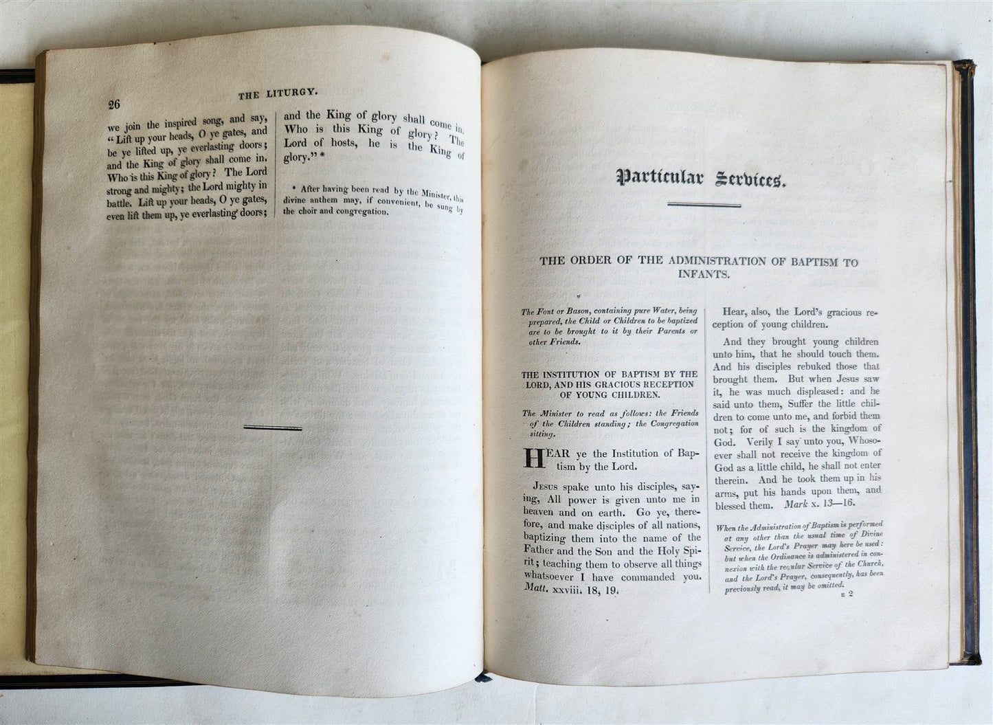1828 LITURGY of NEW CHURCH signified by NEW JERUSALEM in REVELATION antique