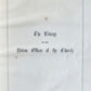 1853 LITURGY and OTHER DIVINE OFFICES of the CHURCH antique FOLIO