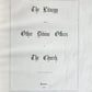 1853 LITURGY and OTHER DIVINE OFFICES of the CHURCH antique FOLIO