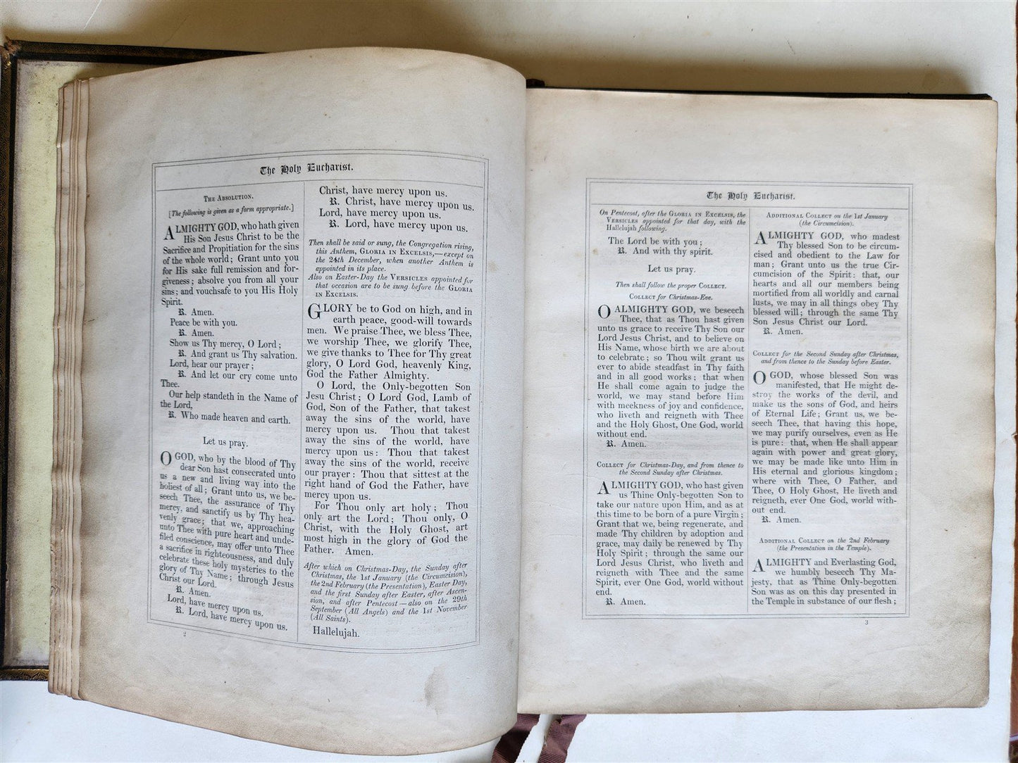 1853 LITURGY and OTHER DIVINE OFFICES of the CHURCH antique FOLIO