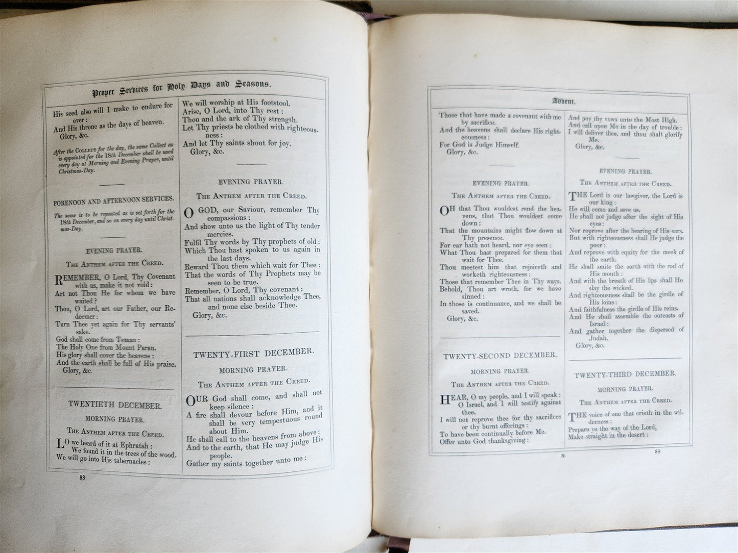 1853 LITURGY and OTHER DIVINE OFFICES of the CHURCH antique FOLIO