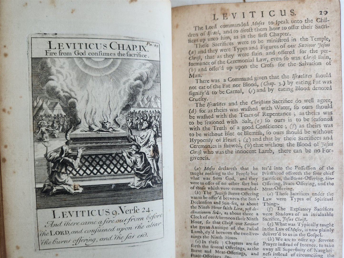 1727 BIBLE'S HISTORICAL NARRATION antique ILLUSTRATED