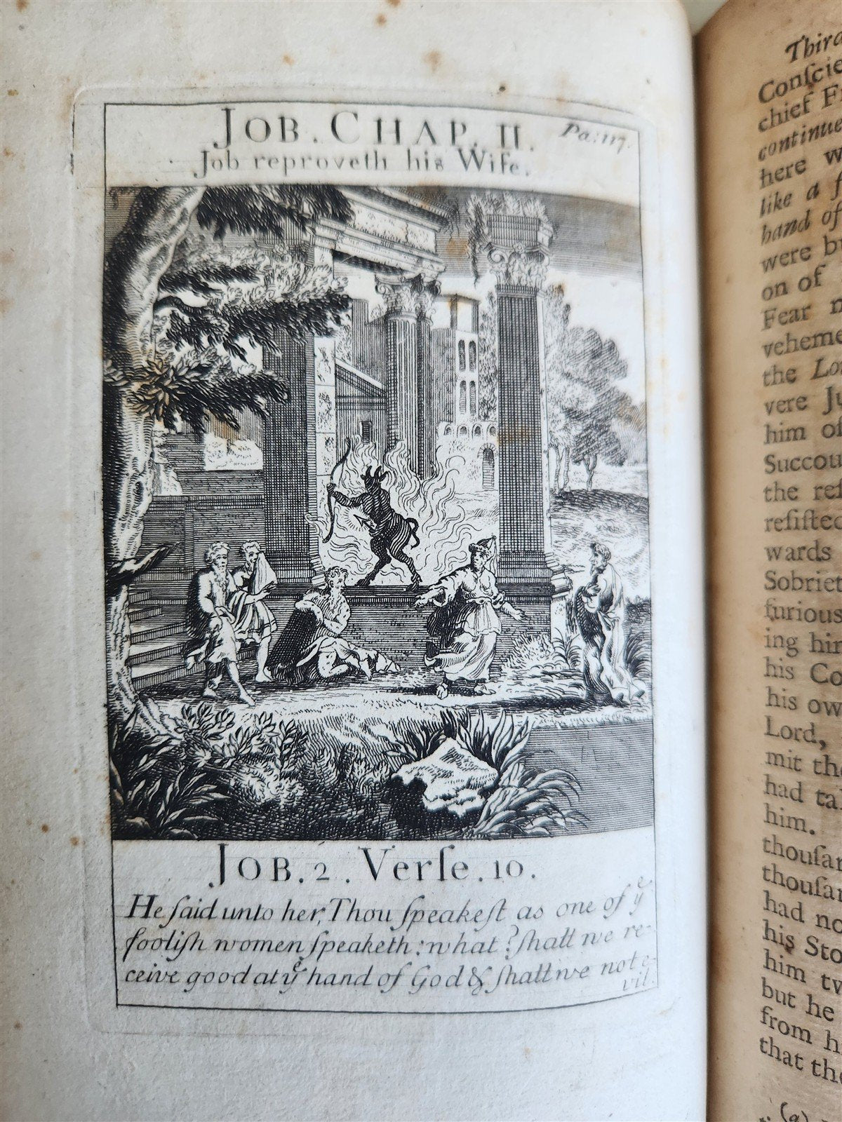 1727 BIBLE'S HISTORICAL NARRATION antique ILLUSTRATED