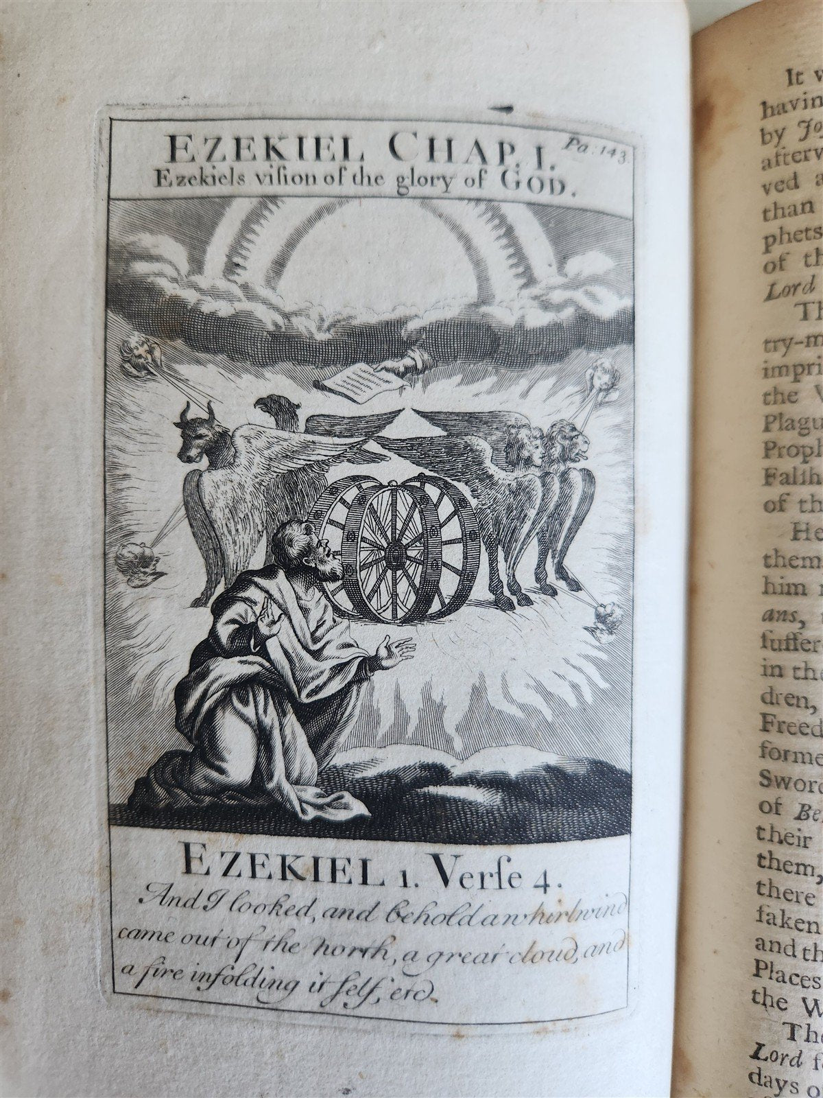 1727 BIBLE'S HISTORICAL NARRATION antique ILLUSTRATED
