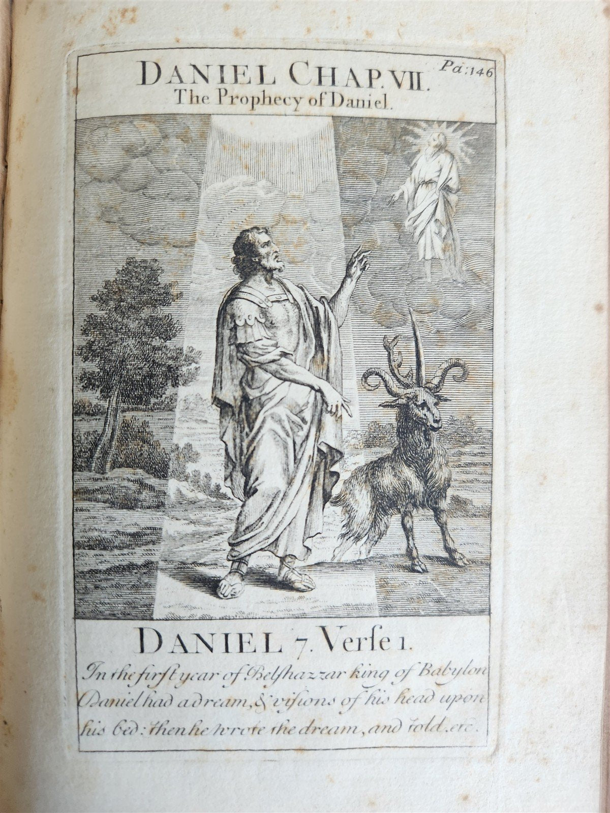 1727 BIBLE'S HISTORICAL NARRATION antique ILLUSTRATED