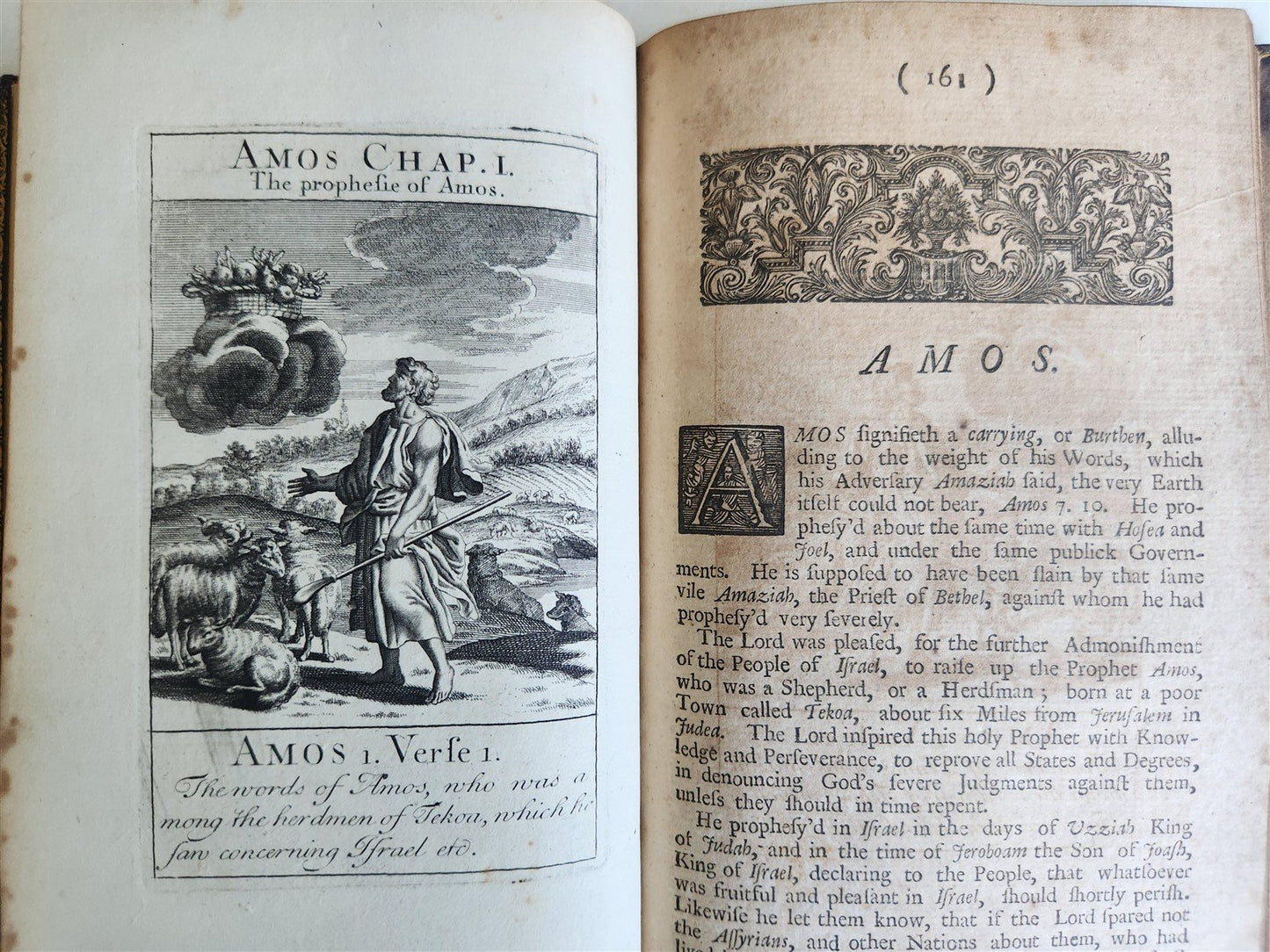 1727 BIBLE'S HISTORICAL NARRATION antique ILLUSTRATED