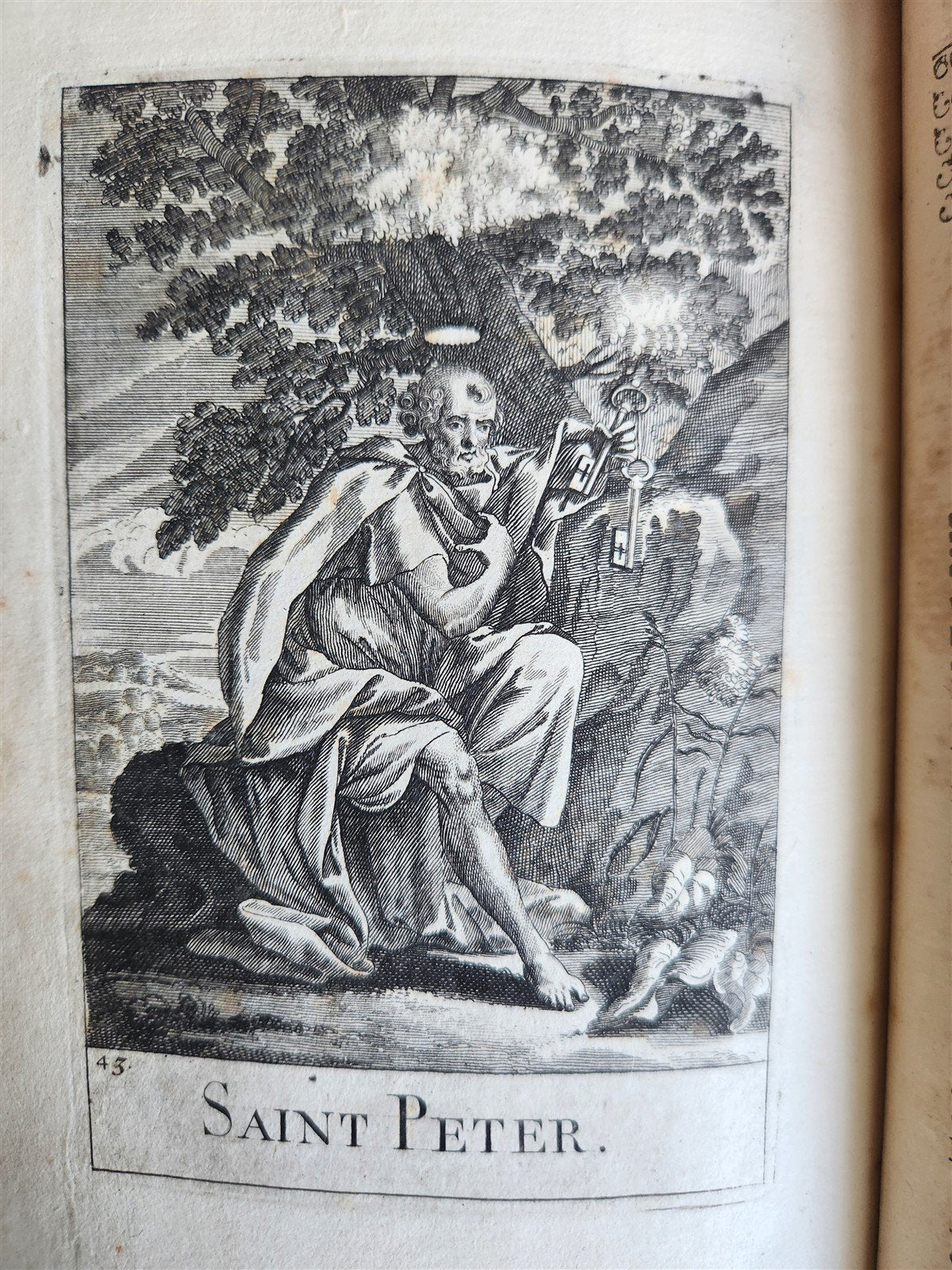 1727 BIBLE'S HISTORICAL NARRATION antique ILLUSTRATED