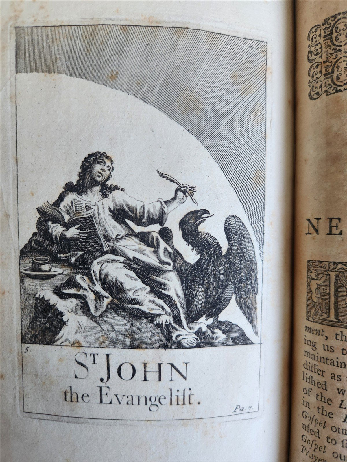 1727 BIBLE'S HISTORICAL NARRATION antique ILLUSTRATED