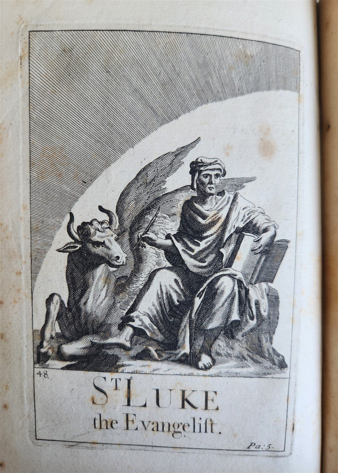 1727 BIBLE'S HISTORICAL NARRATION antique ILLUSTRATED