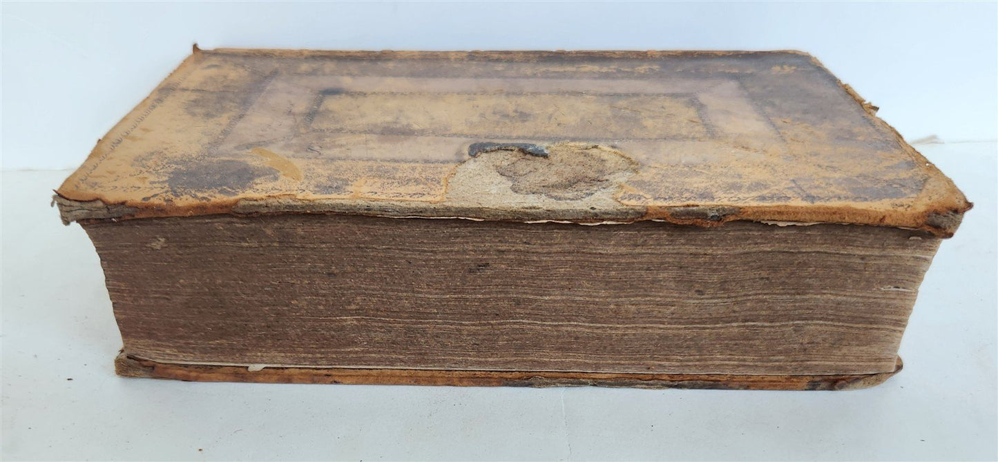 1815 BIBLE in ENGLISH OLD and NEW TESTAMENTS antique OXFORD