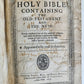 1639 BIBLE in ENGLISH OLD and NEW TESTAMENTS antique CAMBRIDGE
