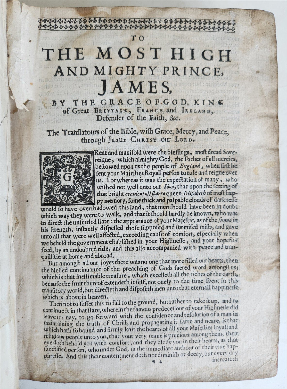 1639 BIBLE in ENGLISH OLD and NEW TESTAMENTS antique CAMBRIDGE