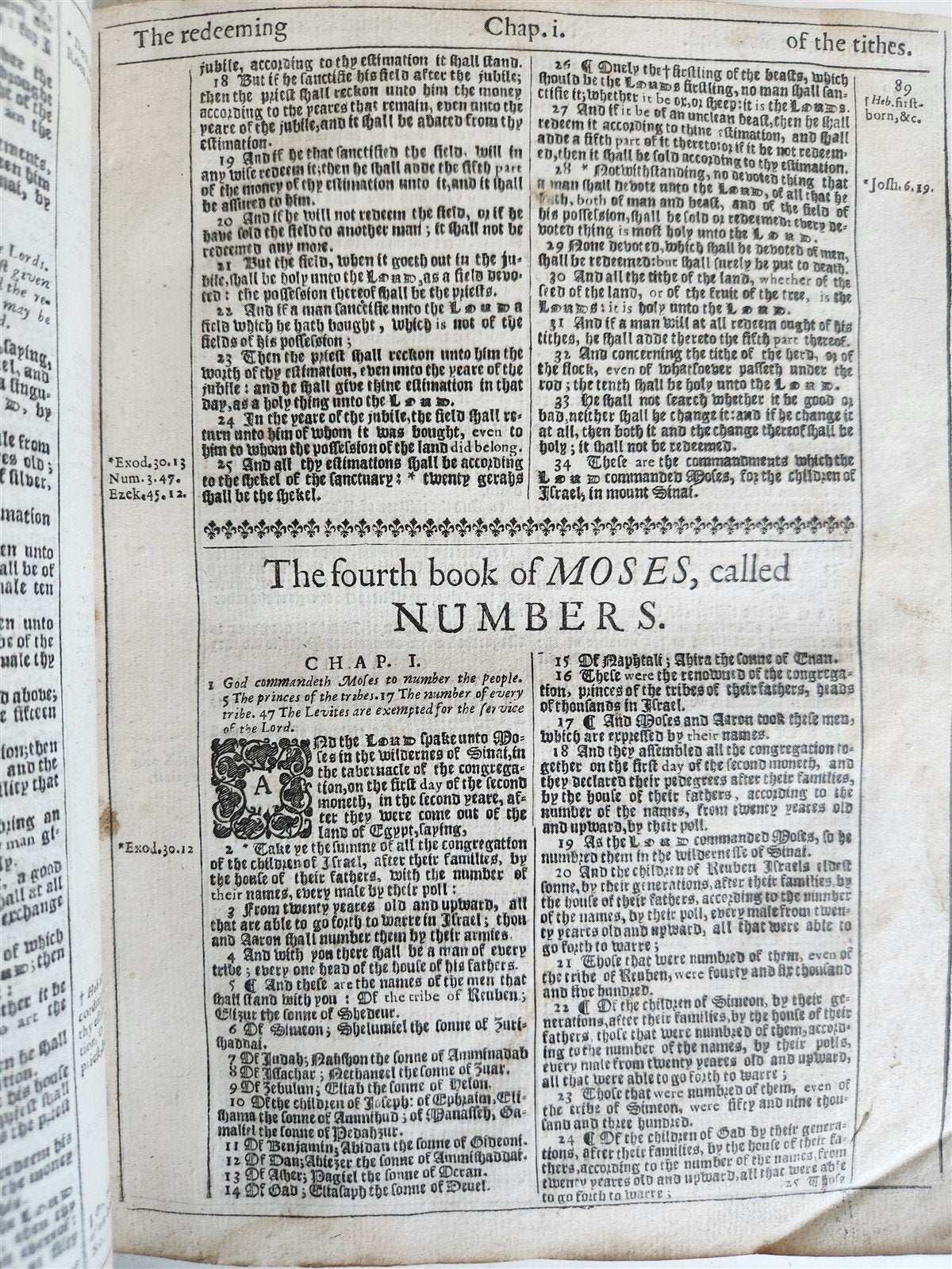 1639 BIBLE in ENGLISH OLD and NEW TESTAMENTS antique CAMBRIDGE