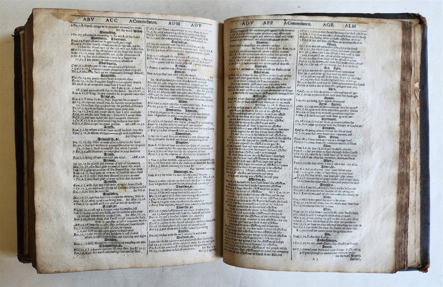 1639 BIBLE in ENGLISH OLD and NEW TESTAMENTS antique CAMBRIDGE
