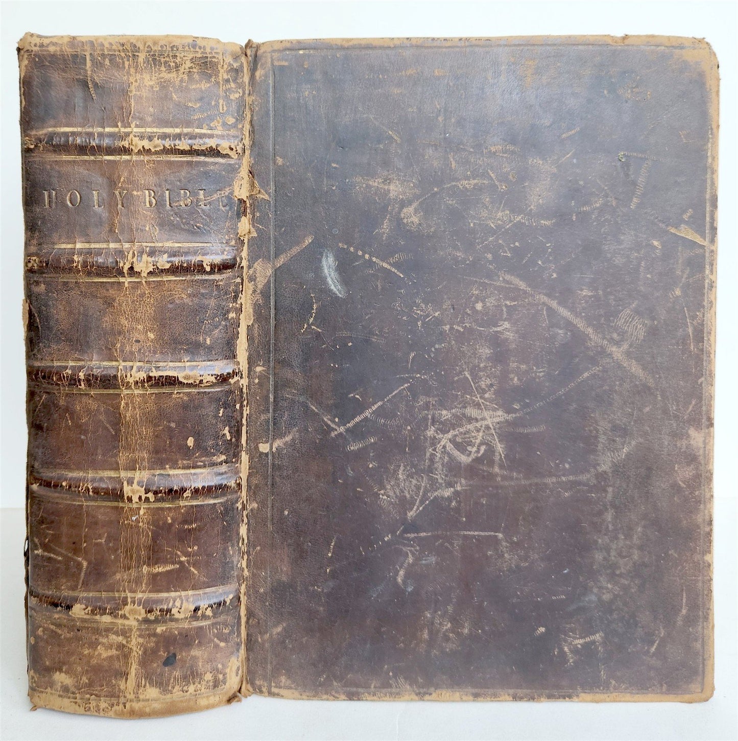 1704 BIBLE in ENGLISH OLD and NEW TESTAMENTS antique LONDON