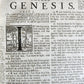 1704 BIBLE in ENGLISH OLD and NEW TESTAMENTS antique LONDON