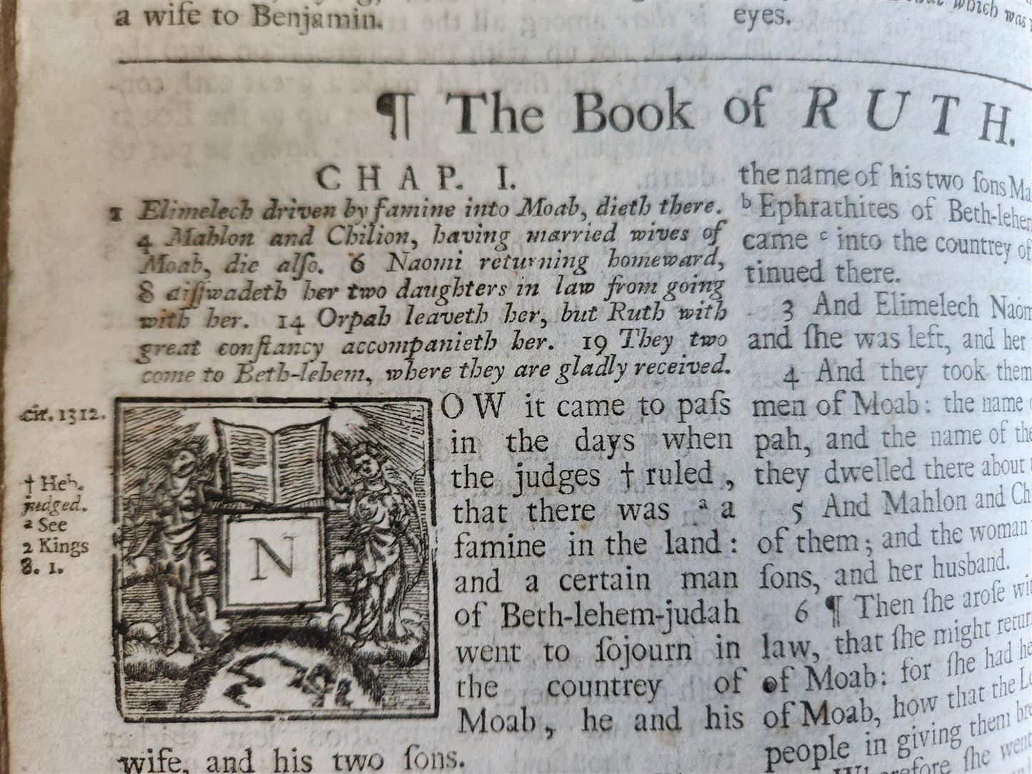 1704 BIBLE in ENGLISH OLD and NEW TESTAMENTS antique LONDON