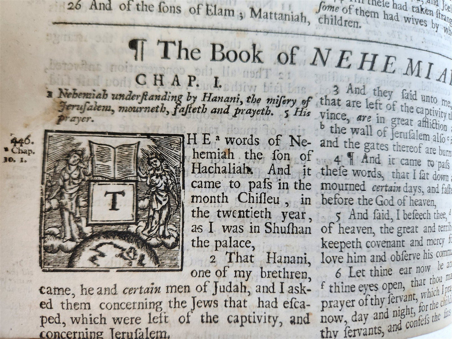 1704 BIBLE in ENGLISH OLD and NEW TESTAMENTS antique LONDON