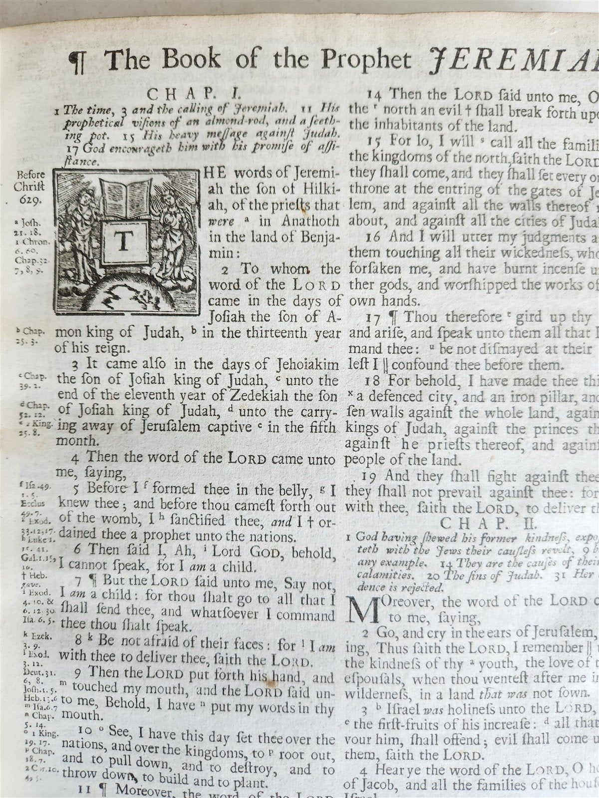 1704 BIBLE in ENGLISH OLD and NEW TESTAMENTS antique LONDON