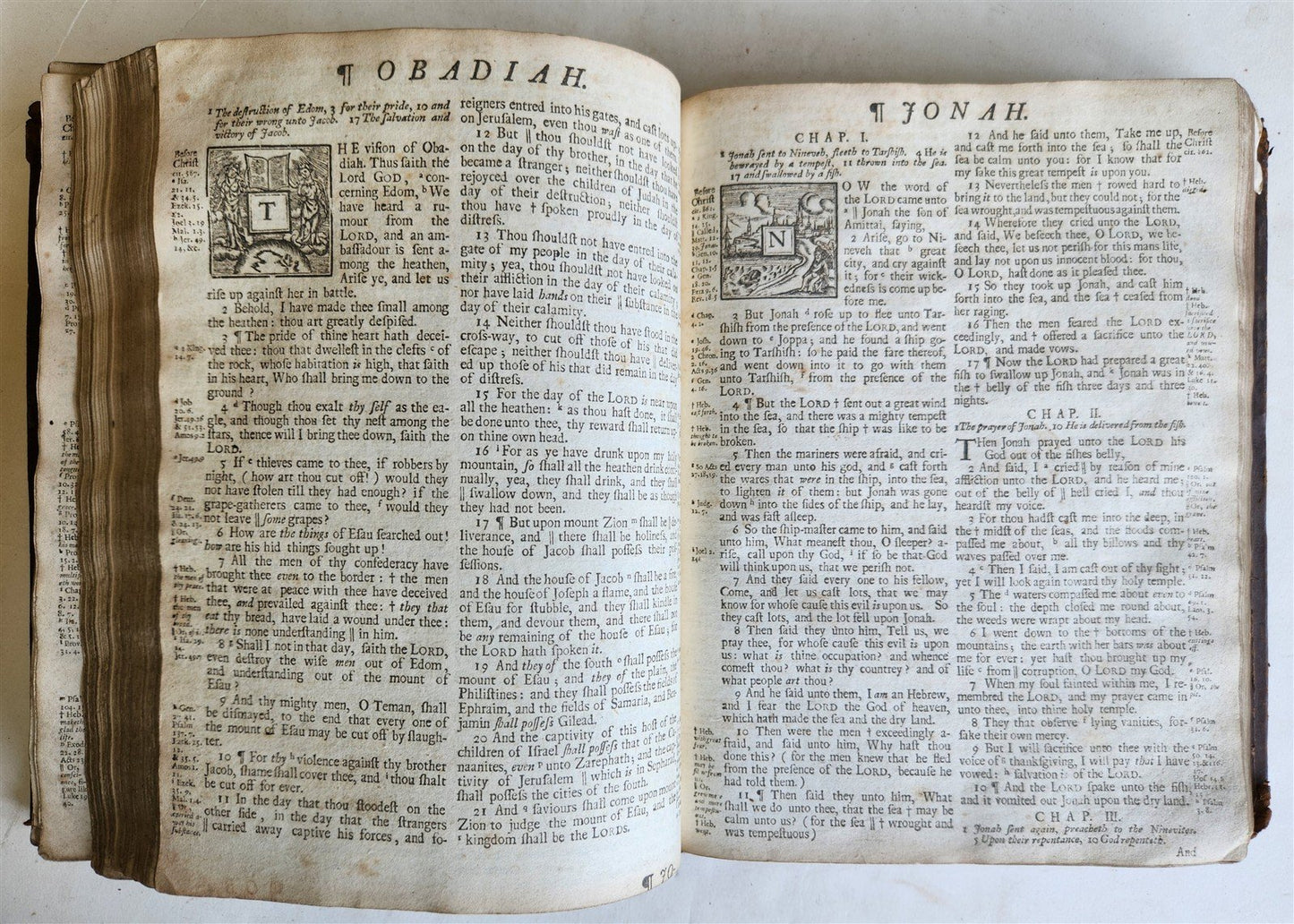 1704 BIBLE in ENGLISH OLD and NEW TESTAMENTS antique LONDON