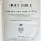 1914 BIBLE in ENGLISH OLD and NEW TESTAMENTS antique FOLIO illustrated w/ MAPS