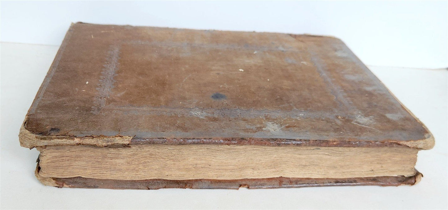 1748 BOOK OF COMMON PRAYER in ENGLISH antique FOLIO