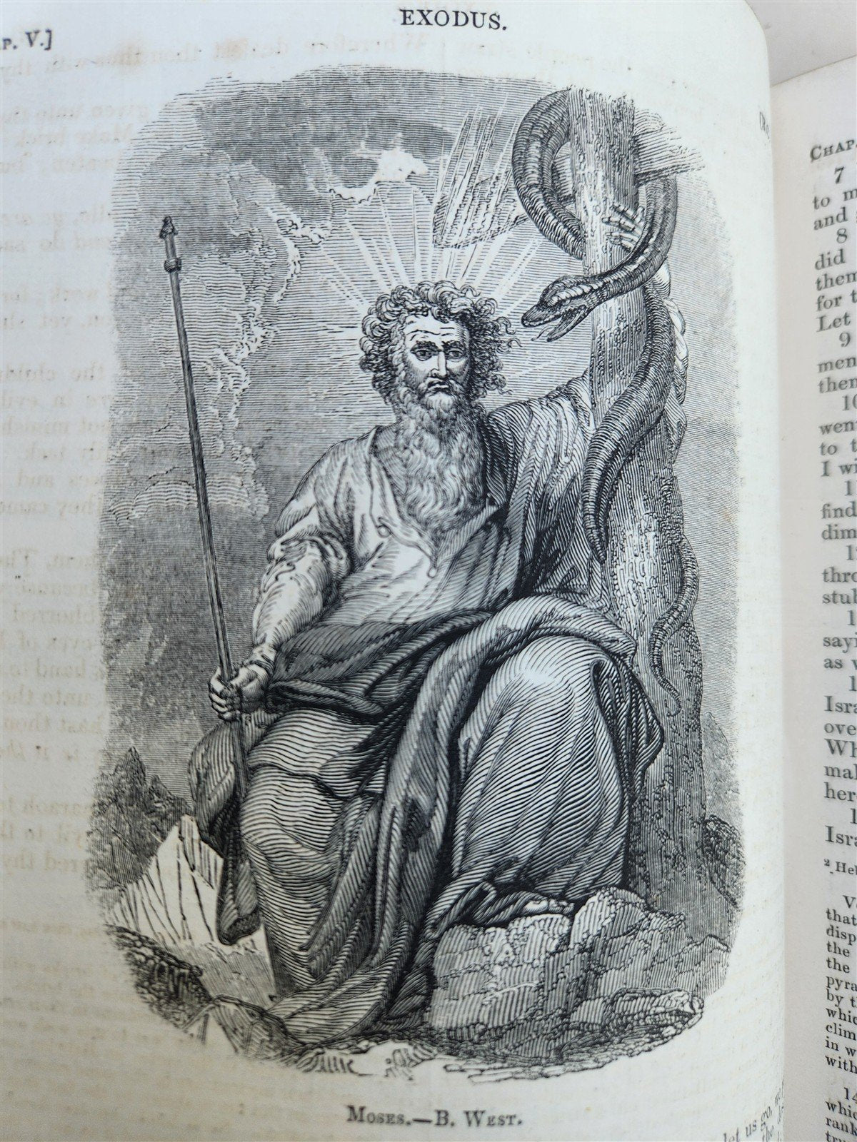 1836 BIBLE in ENGLISH 3 volumes OLD and NEW TESTAMENTS antique ILLUSTRATED