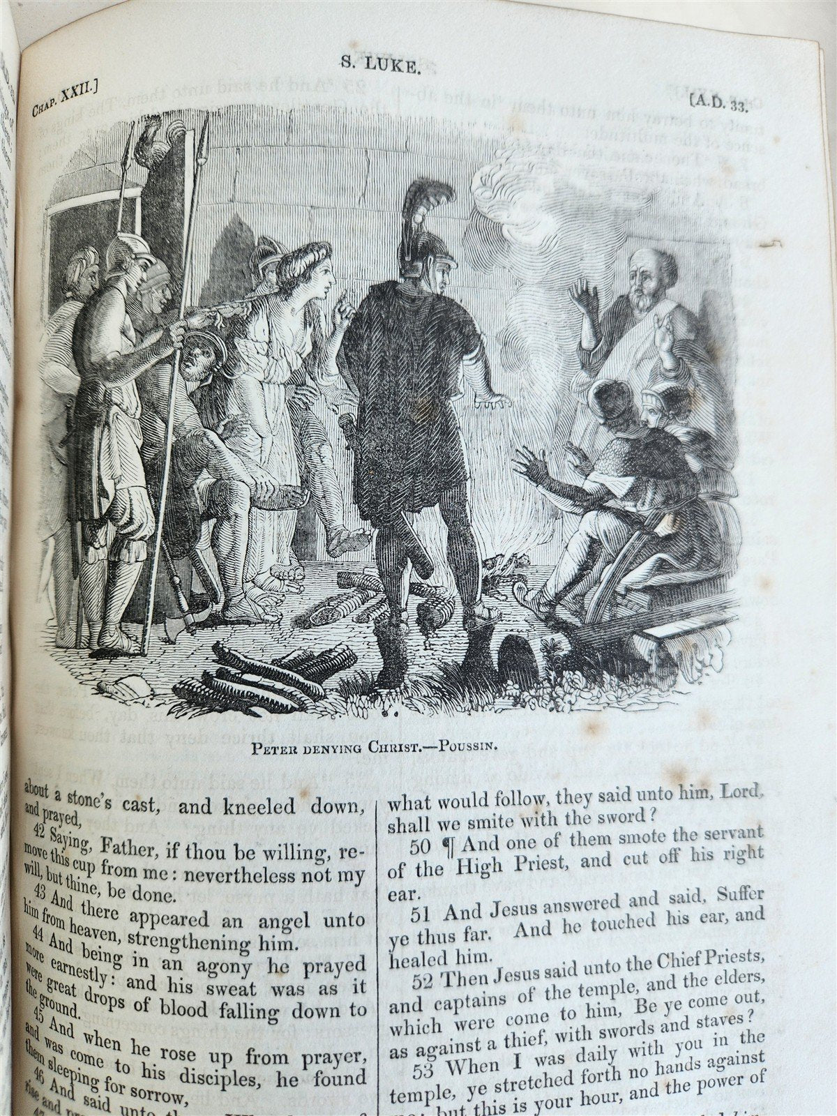 1836 BIBLE in ENGLISH 3 volumes OLD and NEW TESTAMENTS antique ILLUSTRATED