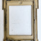 AMERICAN WWI ERA PARTRIOTIC METAL PHOTO FRAME antique MILITARY ARTILLERY