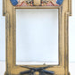 AMERICAN WWI ERA PARTRIOTIC METAL PHOTO FRAME antique MILITARY ARTILLERY