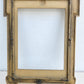 AMERICAN WWI ERA PARTRIOTIC METAL PHOTO FRAME antique MILITARY ARTILLERY