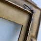 AMERICAN WWI ERA PARTRIOTIC METAL PHOTO FRAME antique MILITARY ARTILLERY