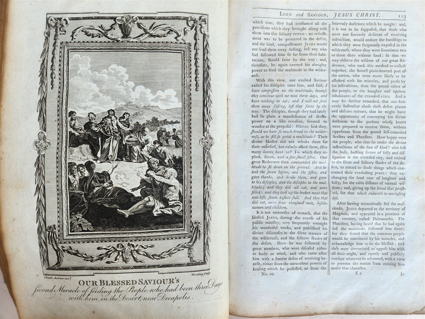 1760s LIFE of OUR BLESSED LORD & SAVIOUR JESUS CHRIST antique ILLUSTRATED FOLIO