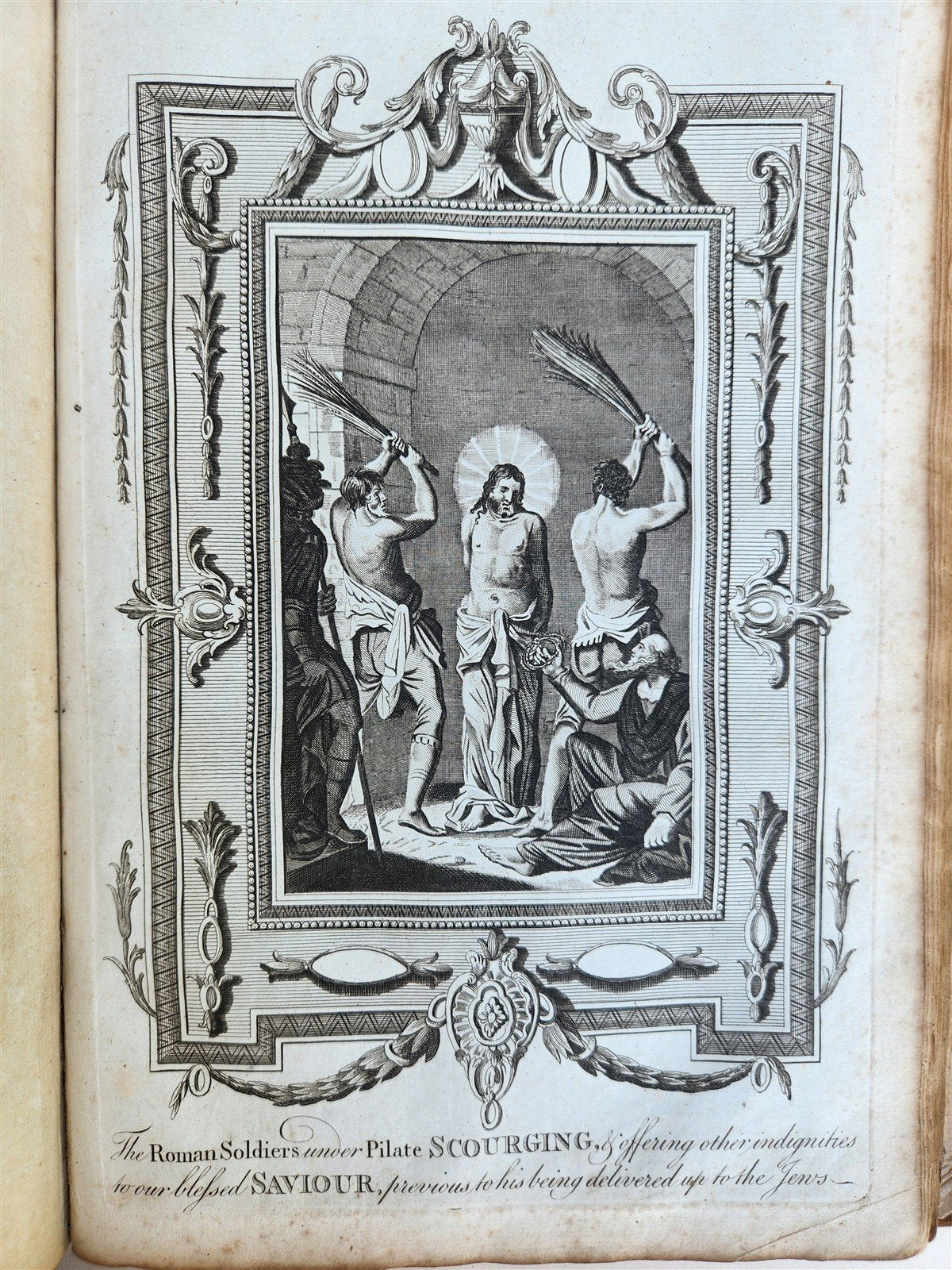1760s LIFE of OUR BLESSED LORD & SAVIOUR JESUS CHRIST antique ILLUSTRATED FOLIO