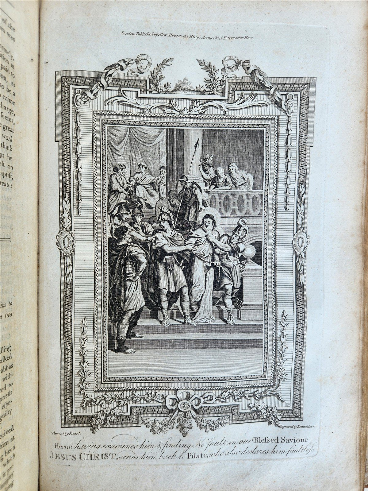1760s LIFE of OUR BLESSED LORD & SAVIOUR JESUS CHRIST antique ILLUSTRATED FOLIO