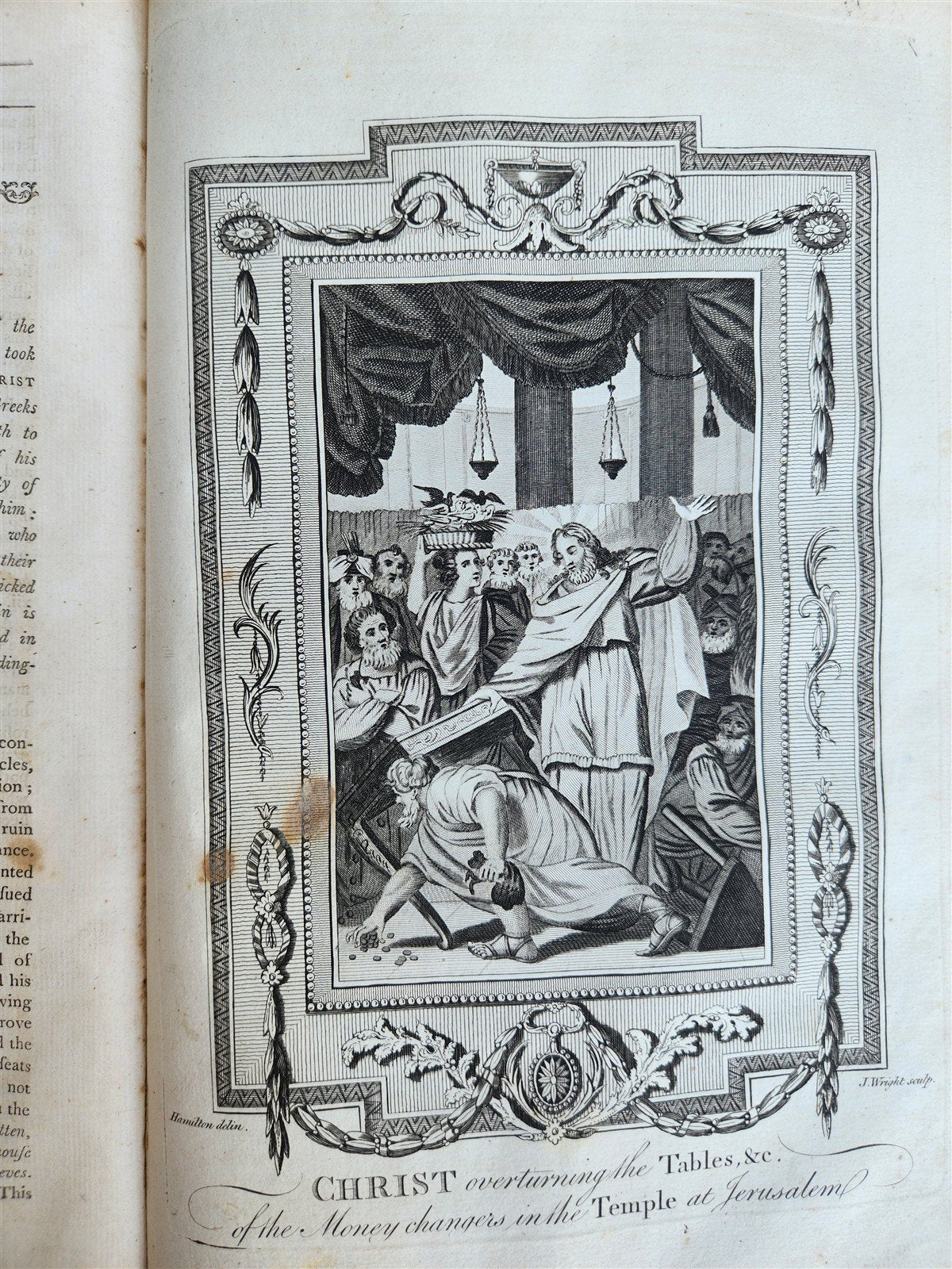 1760s LIFE of OUR BLESSED LORD & SAVIOUR JESUS CHRIST antique ILLUSTRATED FOLIO