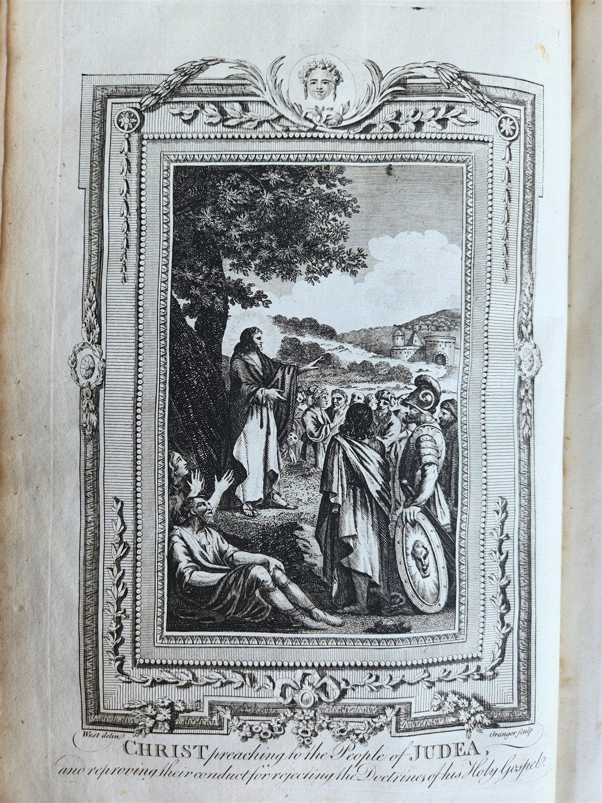 1760s LIFE of OUR BLESSED LORD & SAVIOUR JESUS CHRIST antique ILLUSTRATED FOLIO