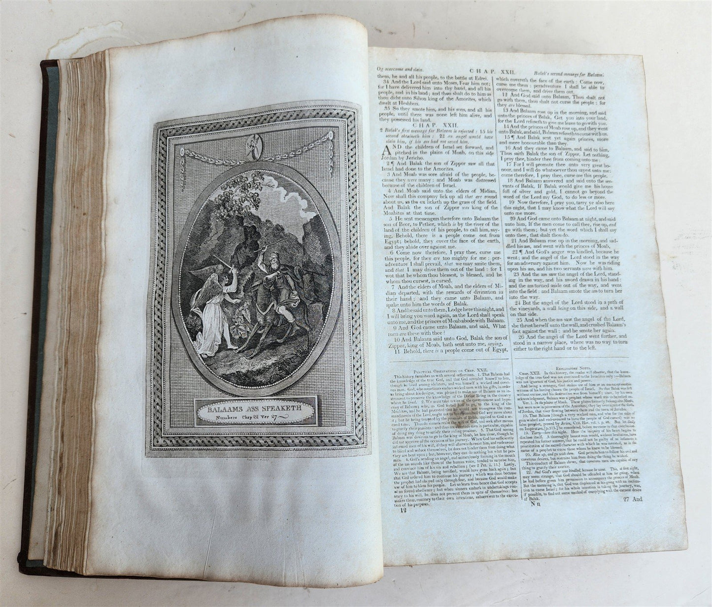 1797 BIBLE in ENGLISH OLD & NEW TESTAMENT antique ILLUSTRATED MASSIVE FOLIO