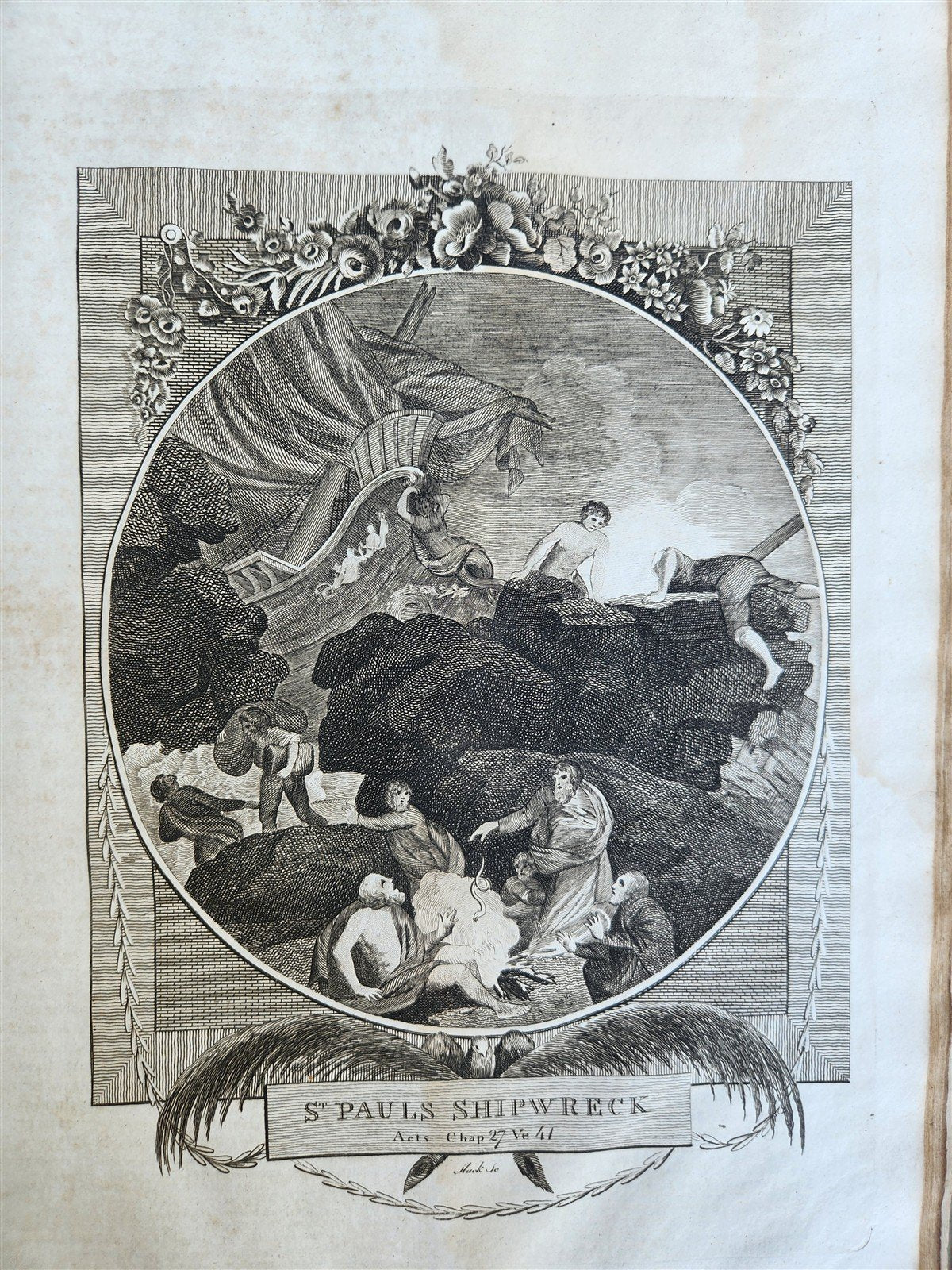 1797 BIBLE in ENGLISH OLD & NEW TESTAMENT antique ILLUSTRATED MASSIVE FOLIO