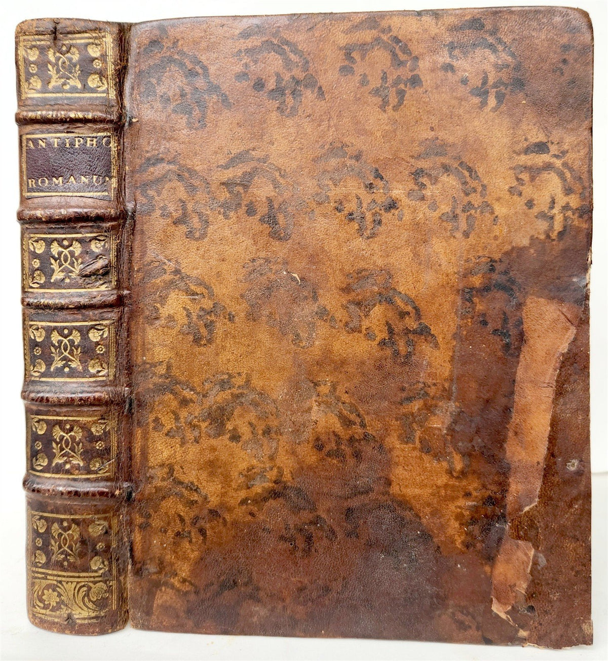 1760 ANTIPHONARIUM ROMANUM BREVIARIUM 'Sacro Sancti Concilii Tridentini' antique