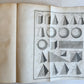 1725 MATHEMATICS ILLUSTRATED w/ 34 FOLDING PLATES antique Cours de Mathematique