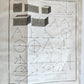 1725 MATHEMATICS ILLUSTRATED w/ 34 FOLDING PLATES antique Cours de Mathematique