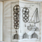1725 MATHEMATICS ILLUSTRATED w/ 34 FOLDING PLATES antique Cours de Mathematique
