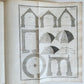1725 MATHEMATICS ILLUSTRATED w/ 34 FOLDING PLATES antique Cours de Mathematique