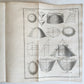 1725 MATHEMATICS ILLUSTRATED w/ 34 FOLDING PLATES antique Cours de Mathematique