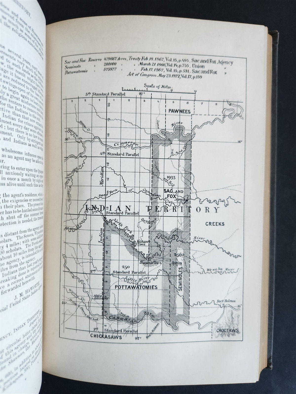 1879 REPORT of COMMISSIONER OF INDIAN AFFAIRS antique w/ MAPS of RESERVATIONS