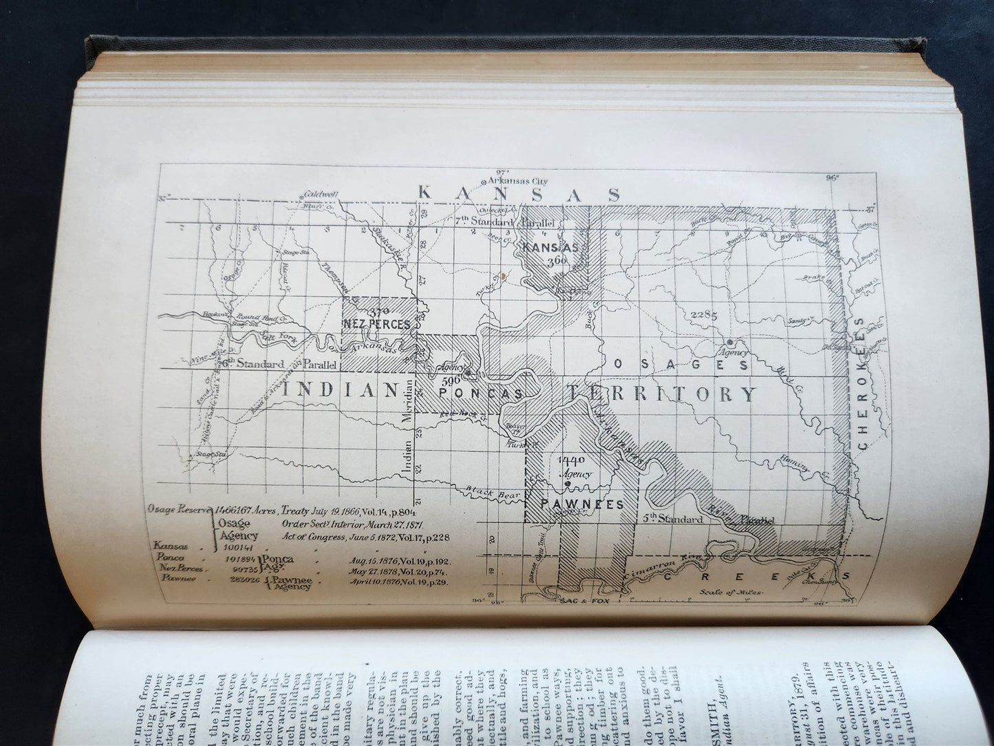1879 REPORT of COMMISSIONER OF INDIAN AFFAIRS antique w/ MAPS of RESERVATIONS