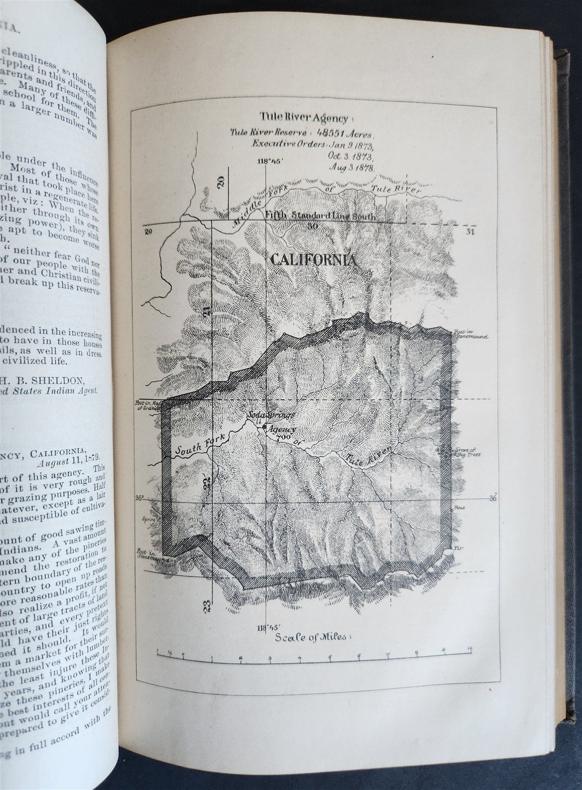 1879 REPORT of COMMISSIONER OF INDIAN AFFAIRS antique w/ MAPS of RESERVATIONS