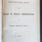 1881 REPORT of BOARD of INDIAN COMMISSIONERS antique w/ MAP of RESERVATIONS