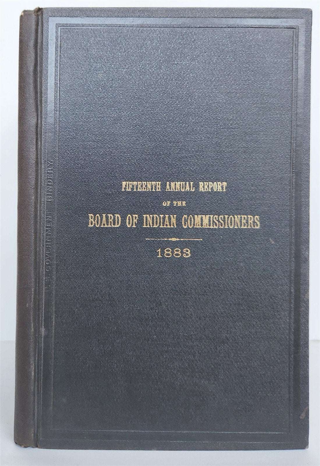 1883 REPORT of BOARD of INDIAN COMMISSIONERS antique w/ MAP of RESERVATIONS